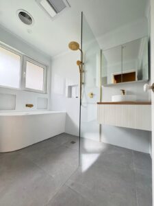 Mould free clean bathroom
