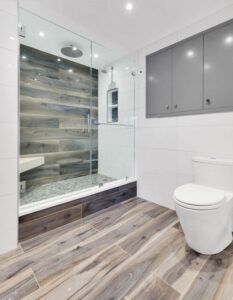 Well designed, Clean and tidy washroom example
